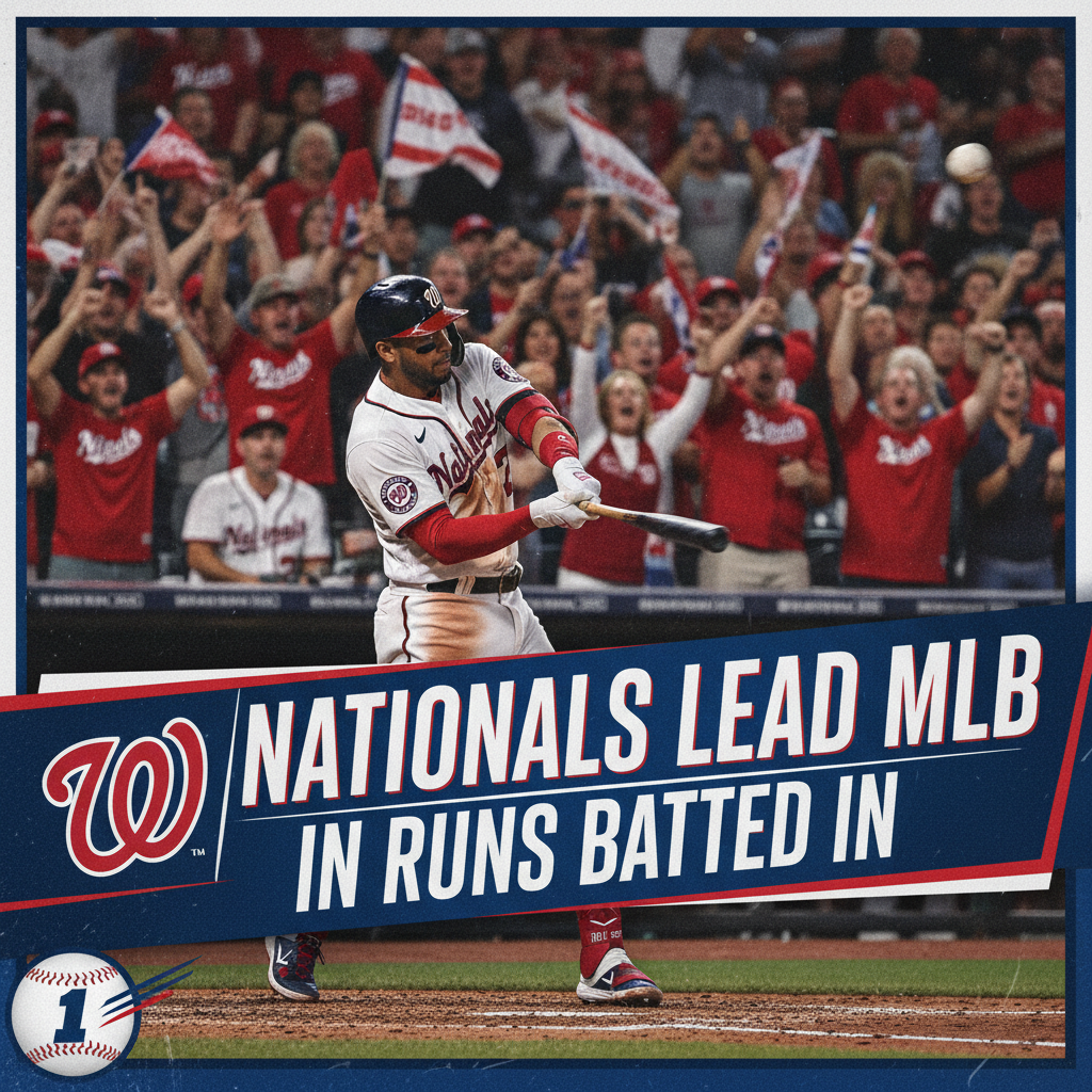 Nationals Lead MLB in runs batted in