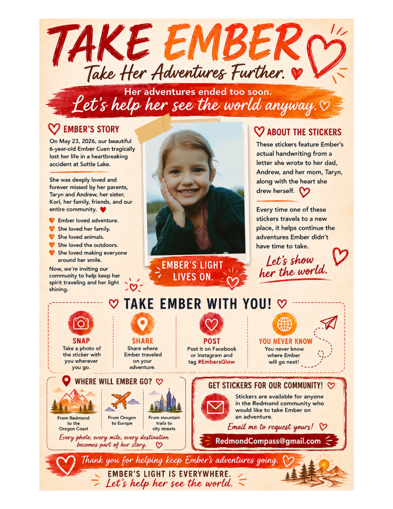 Ember Cuen memorial flyer