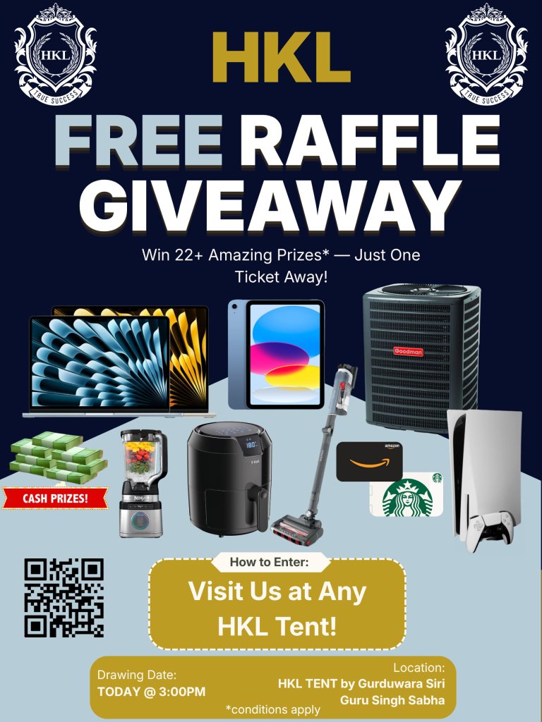 HKL Free Raffle Giveaway