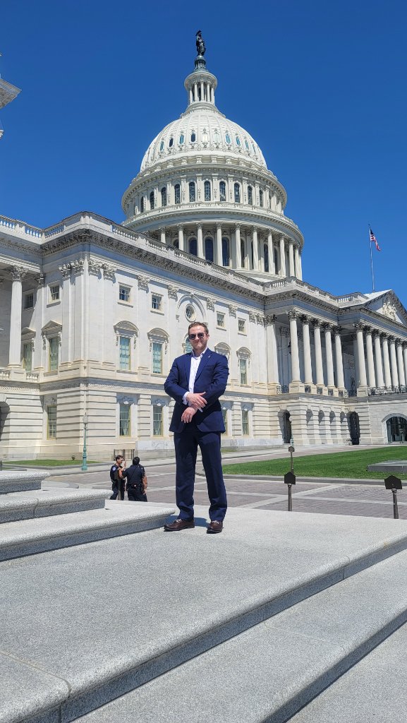 Matthew Wingell at the United States Capitol
