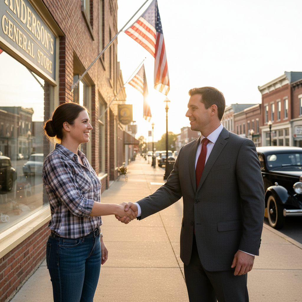 Matthew Wingell supporting small business owners on Main Street