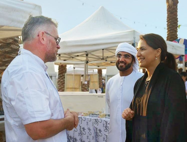 Begegnung bei einem Food-Event