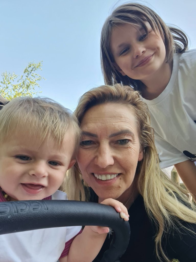 Heike Selfie mit Kindern