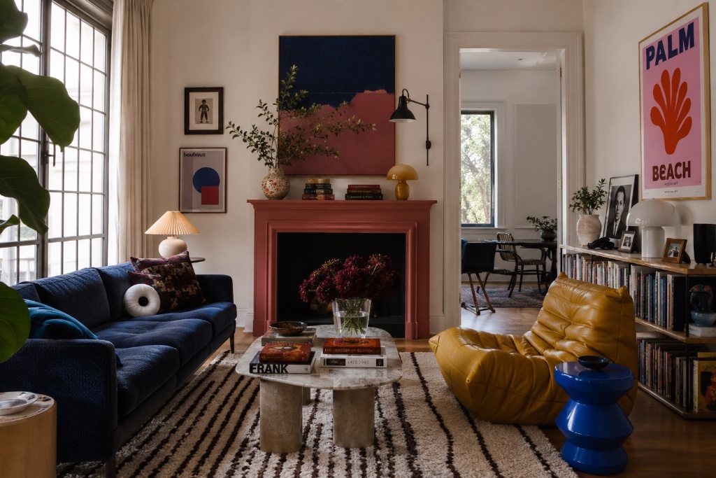 A beautifully designed shoppable room