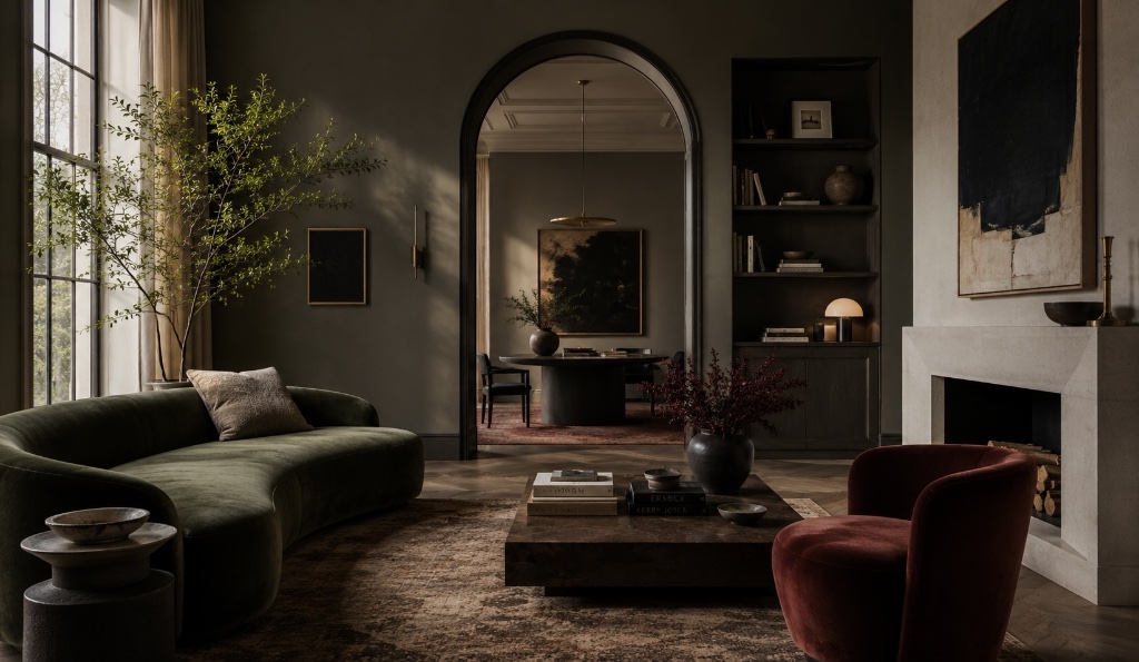 A beautifully designed shoppable room