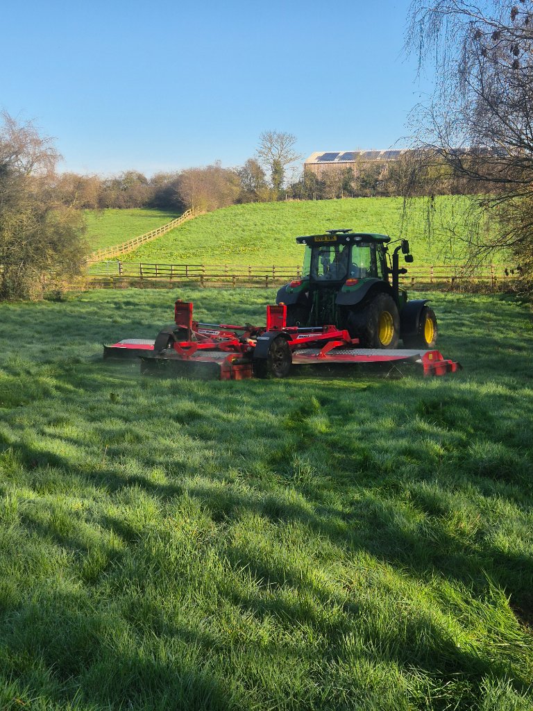 Grounds Maintenance — Regular mowing contract keeping a commercial site presentable.