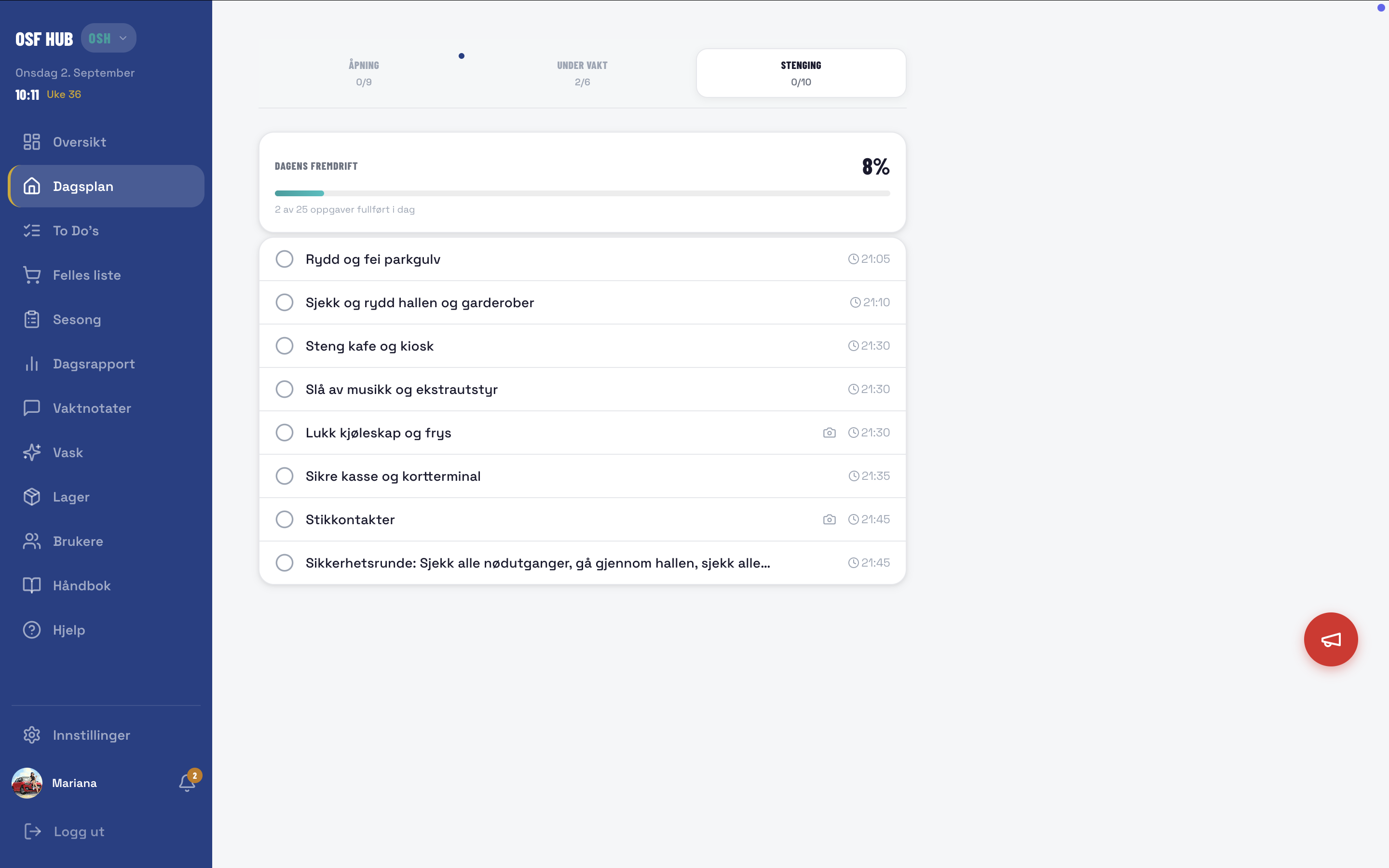 Shared list