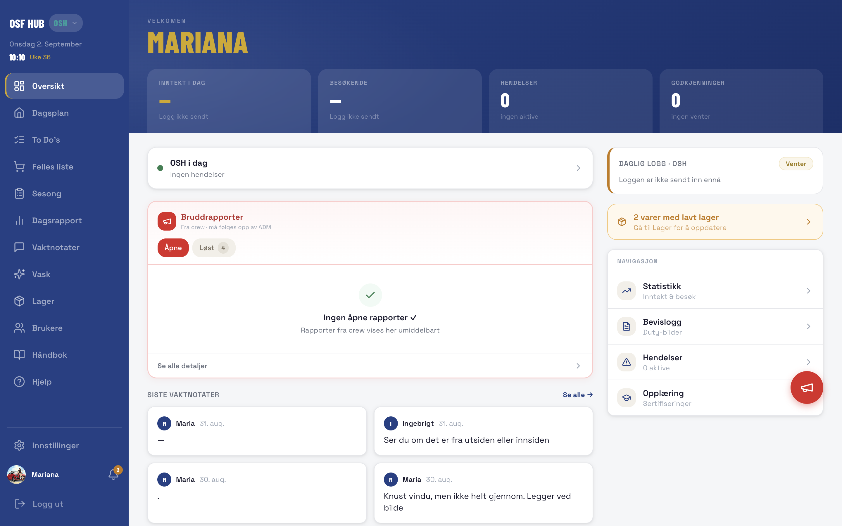 Operations overview