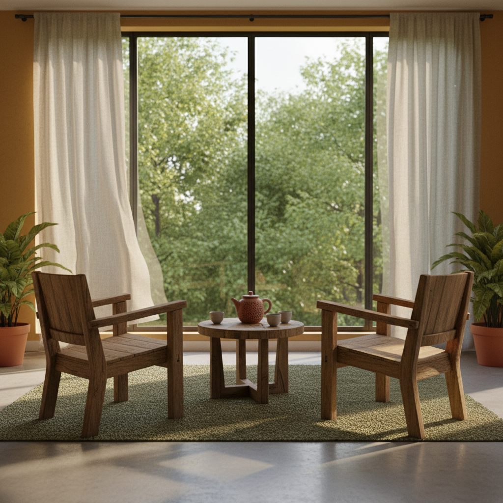 A serene setting representing Couples Therapy