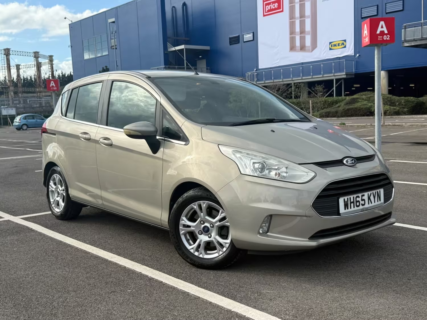 2016 Ford B-MAX 1.0 EcoBoost Zetec 5dr in Silver for sale at J&P Autos Cardiff