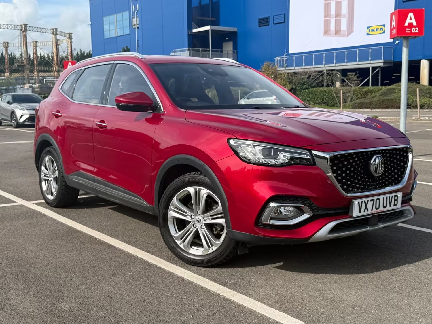 2020 MG HS 1.5 T-GDI Exclusive 5dr DCT in Red for sale at J&P Autos Cardiff