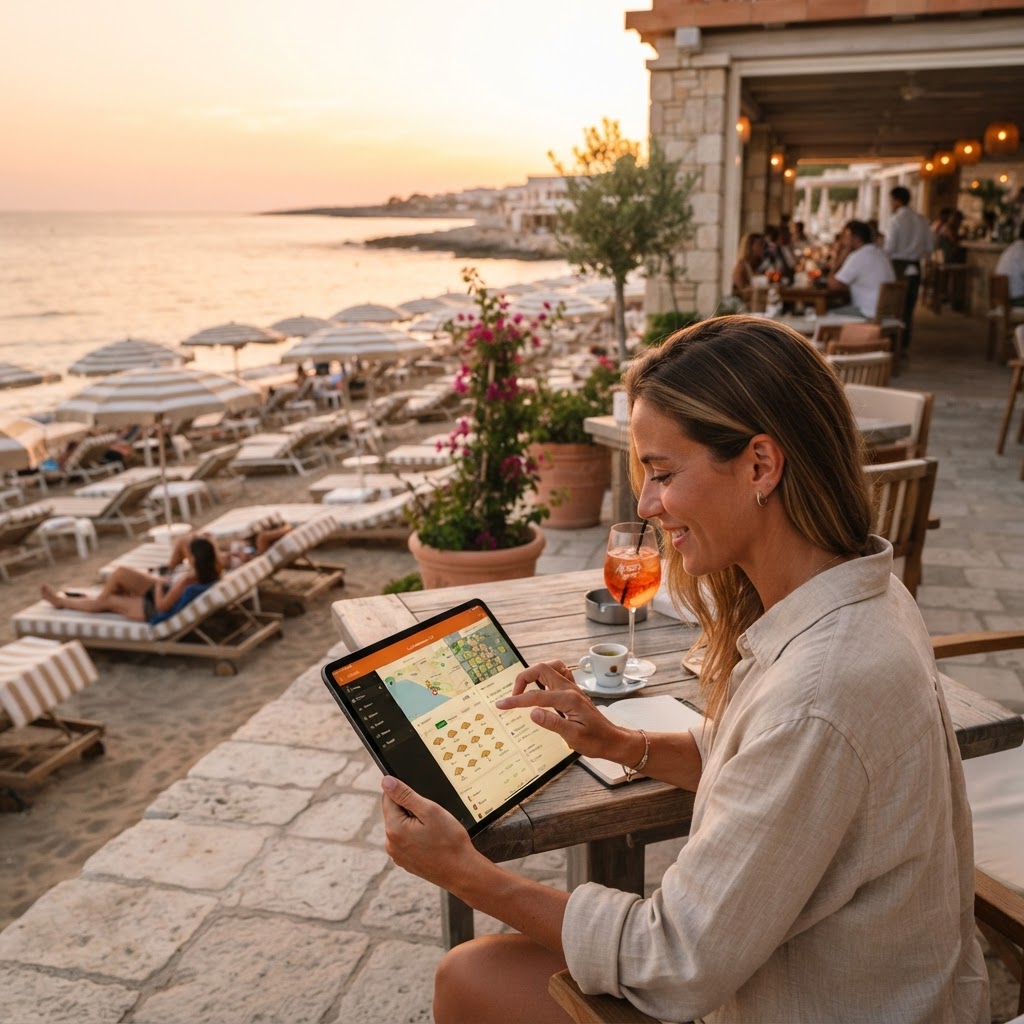 Gestione stagionale di più concessioni balneari da un'unica app