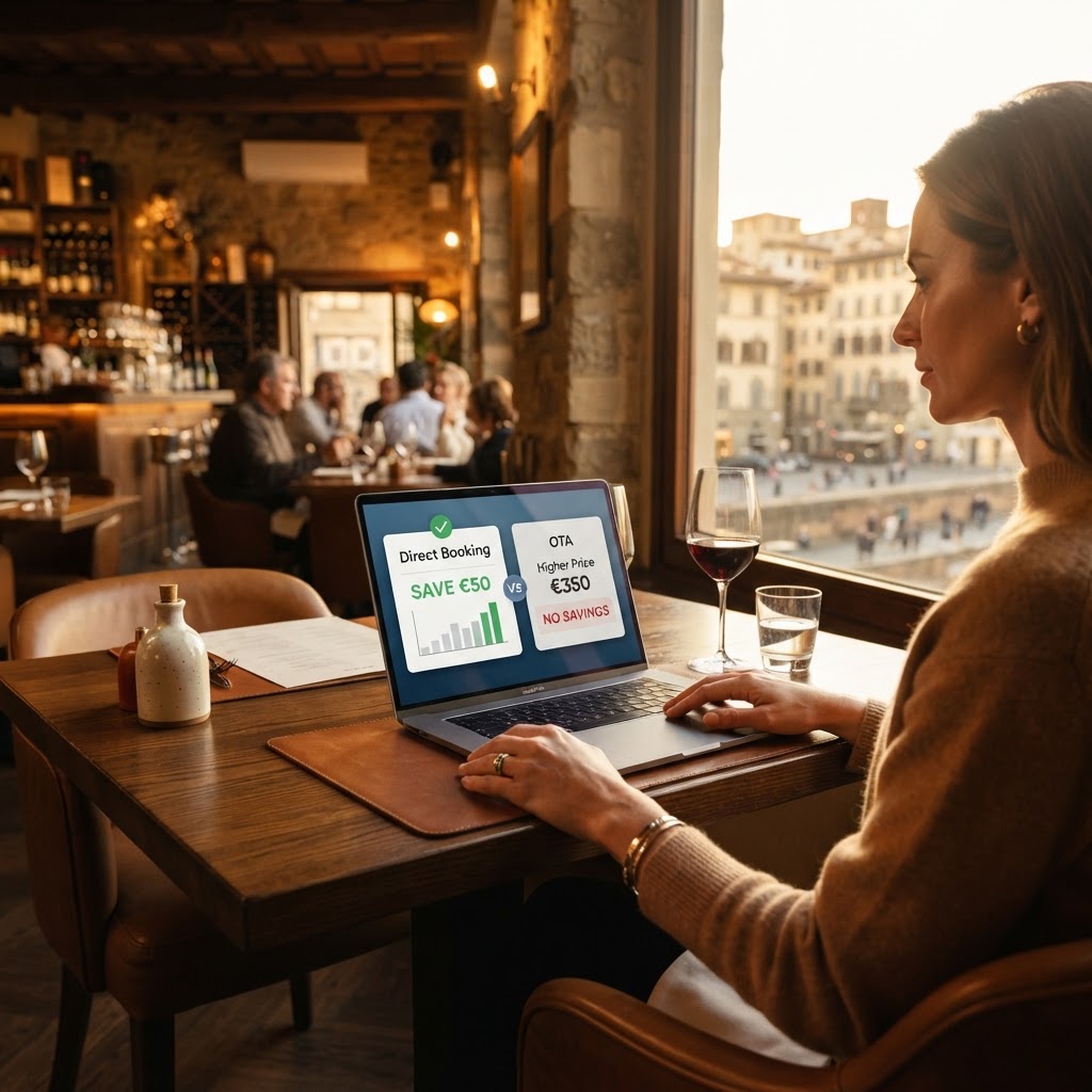 Quanto si risparmia con un booking widget senza commissioni OTA