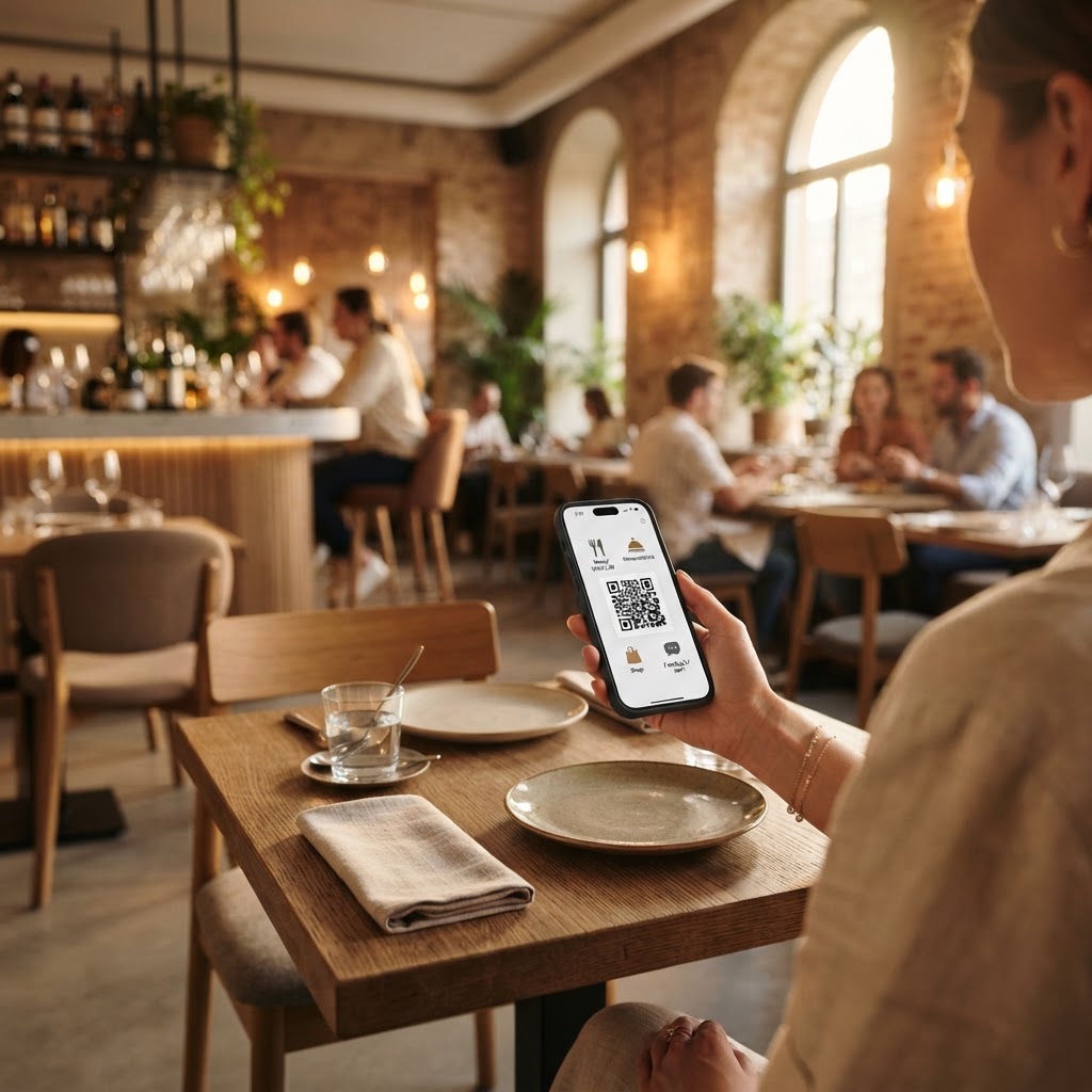 Come collegare QR code, WiFi e social in un solo strumento