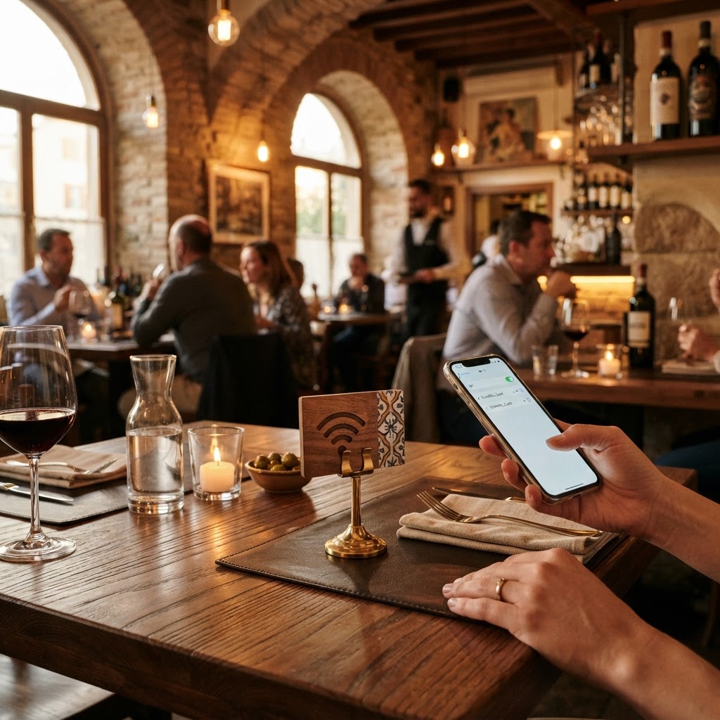WiFi per clienti in ristorante: come attivarlo e usarlo per farsi seguire sui social