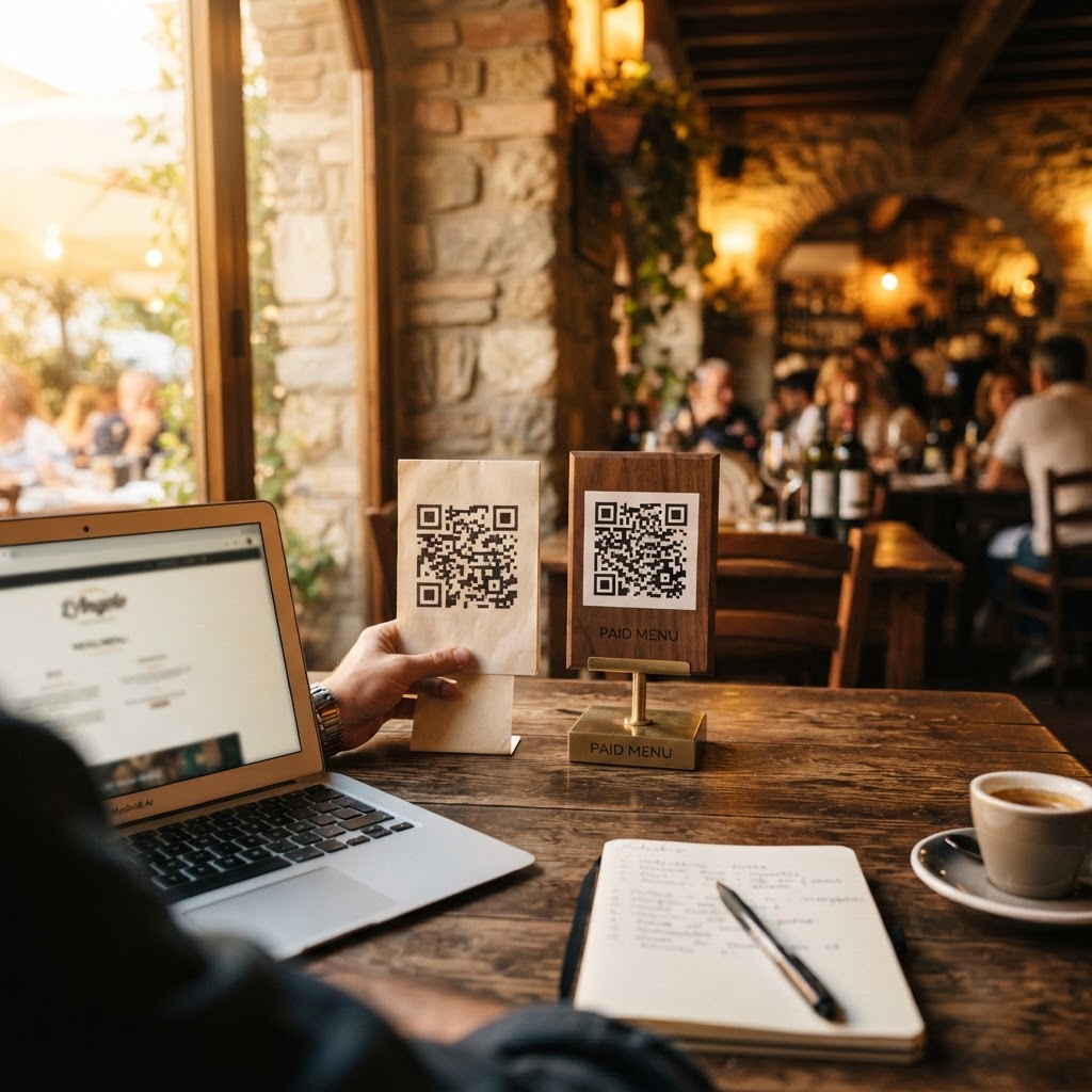 QR code menu gratis vs a pagamento: cosa cambia davvero
