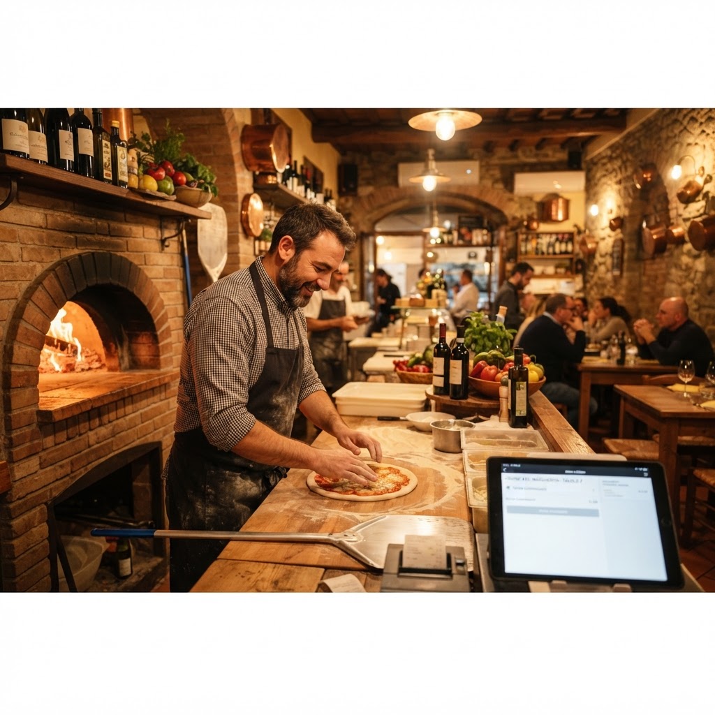 Sistema ordini online per pizzeria senza commissioni delivery