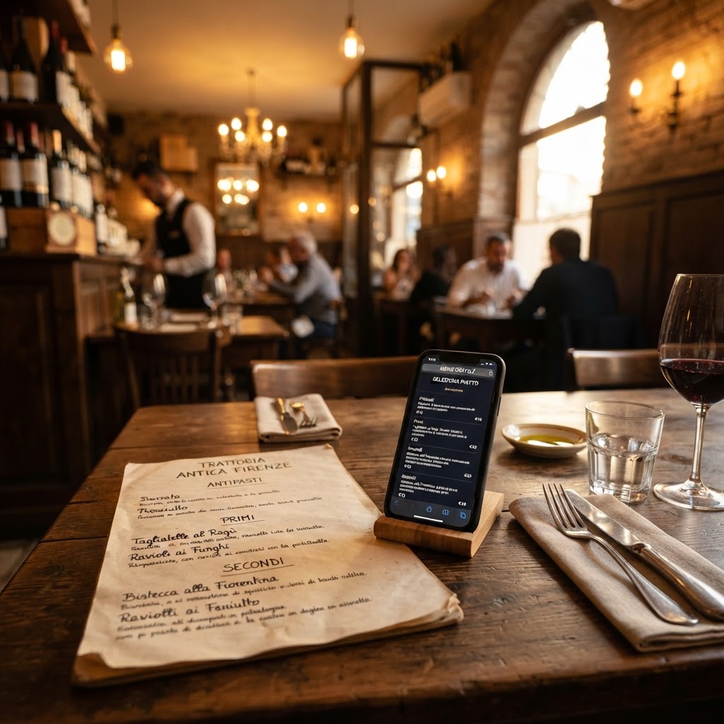 Da menu cartaceo a menu digitale in 2 minuti: guida rapida al passaggio