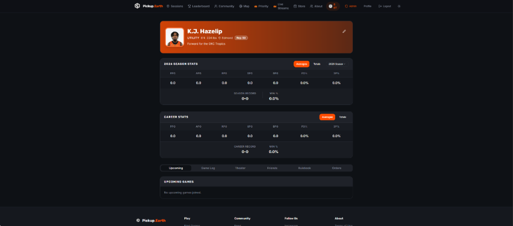 Player Profile (Web)
