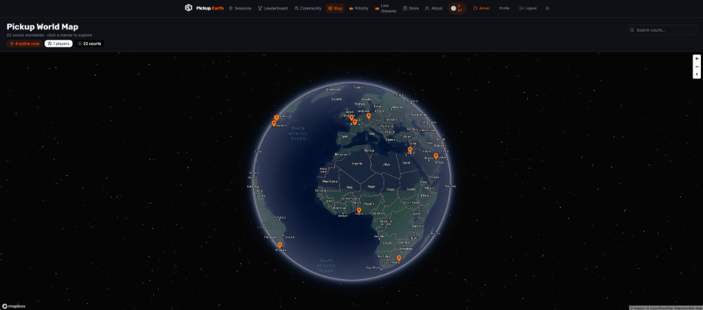Pickup World Map
