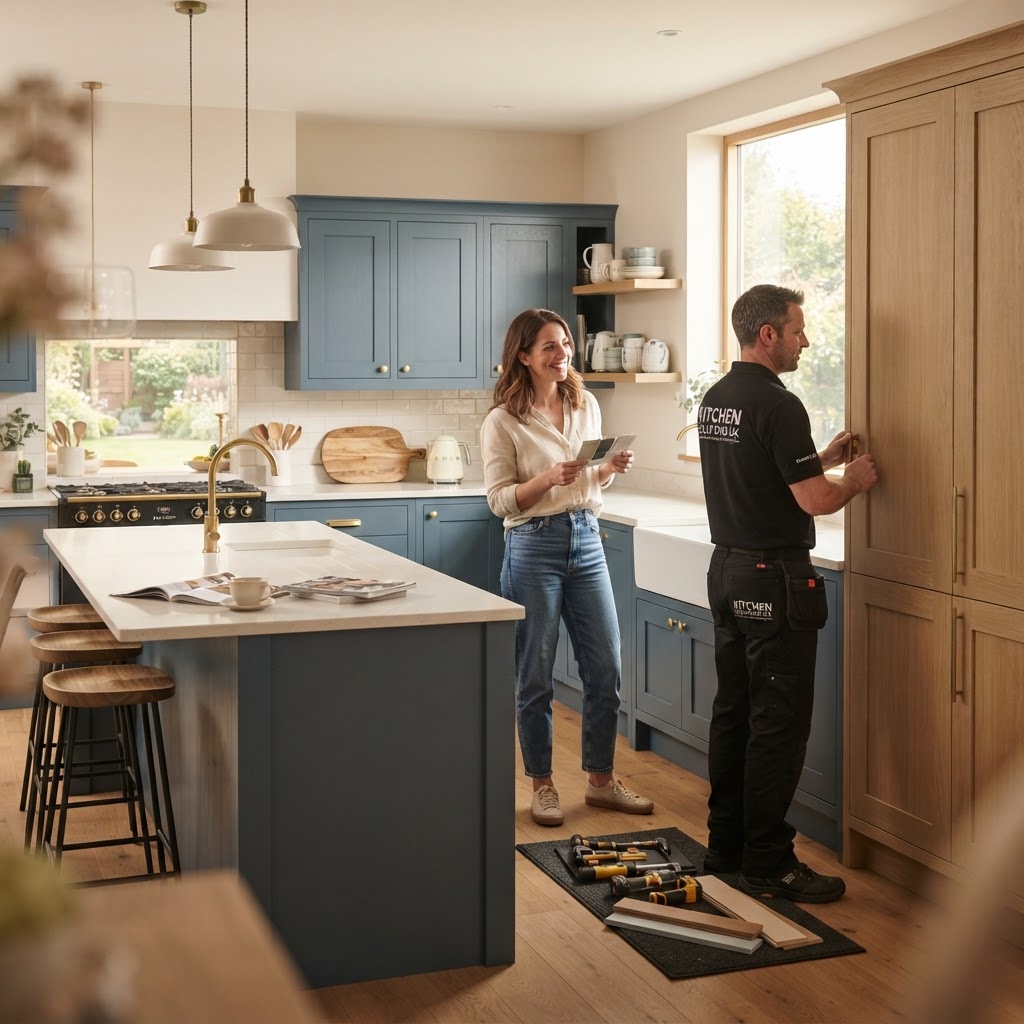 Kitchen Cabinet Refacing vs Replacement UK: The 2025 Guide