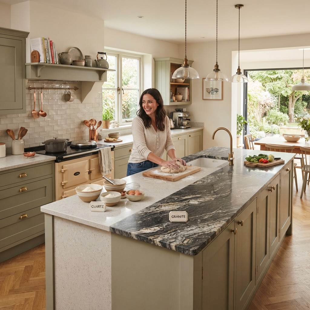Granite vs Quartz Worktops: Pros and Cons for UK Kitchens