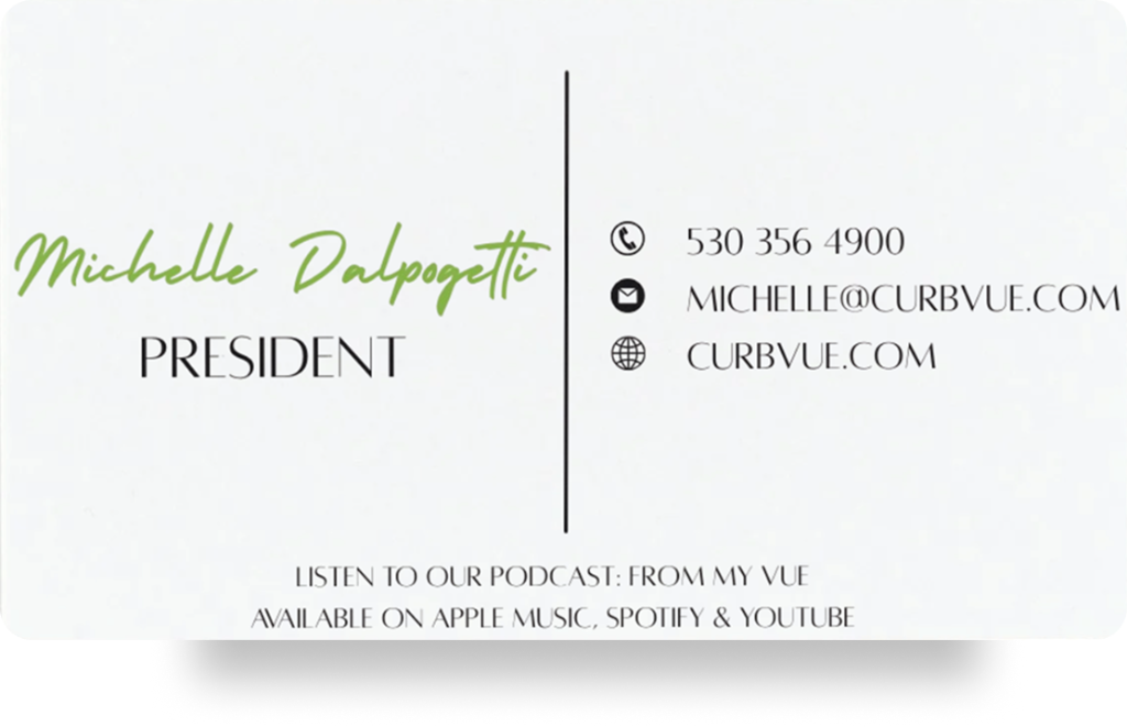 CurbVue business card front