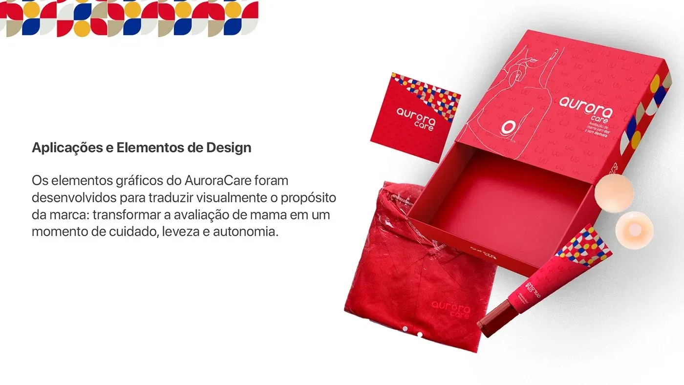 Aurora Care — Aplicações e Elementos de Design