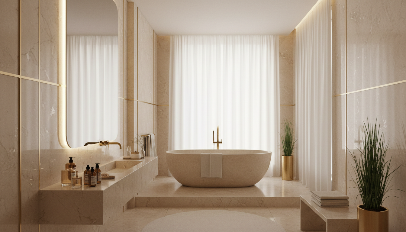 Luxury wellness interior