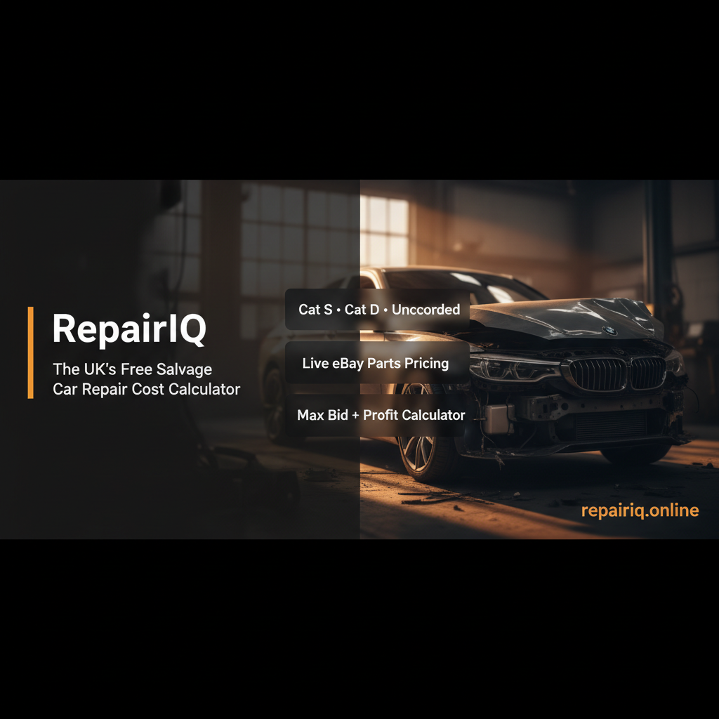 RepairIQ — Salvage Repair Cost Calculator