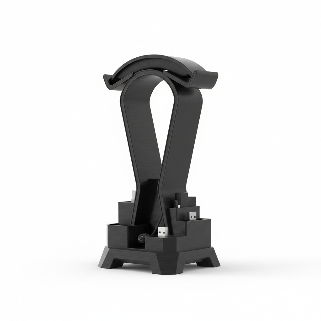Suporte Headset Gamer Moderno Organizador de Mesa