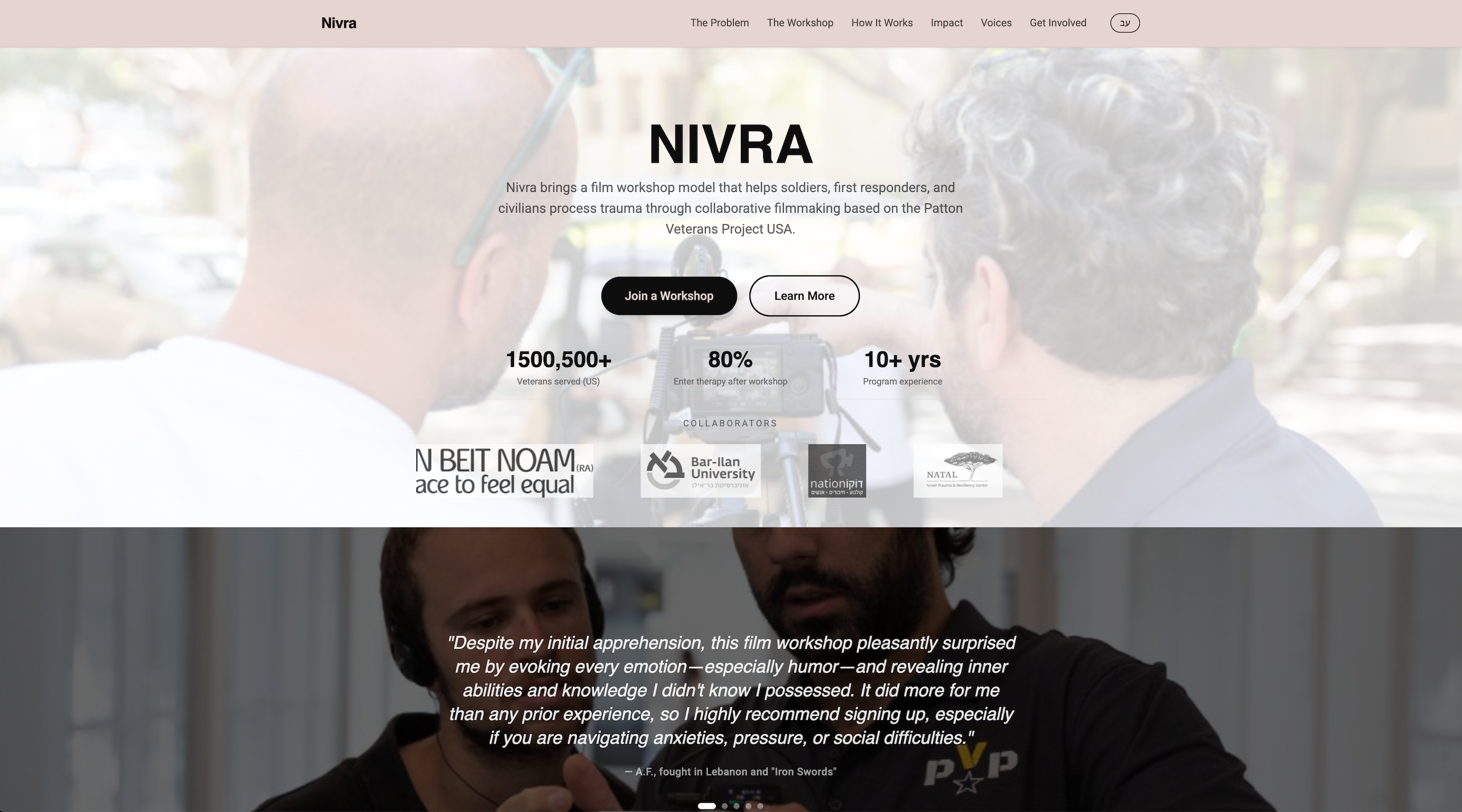 NIVRA v1 template preview