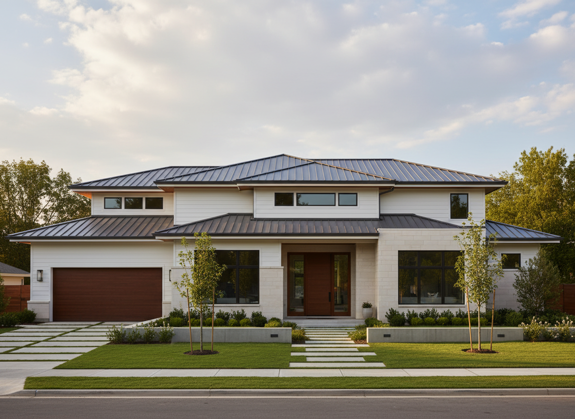 Completed roof project