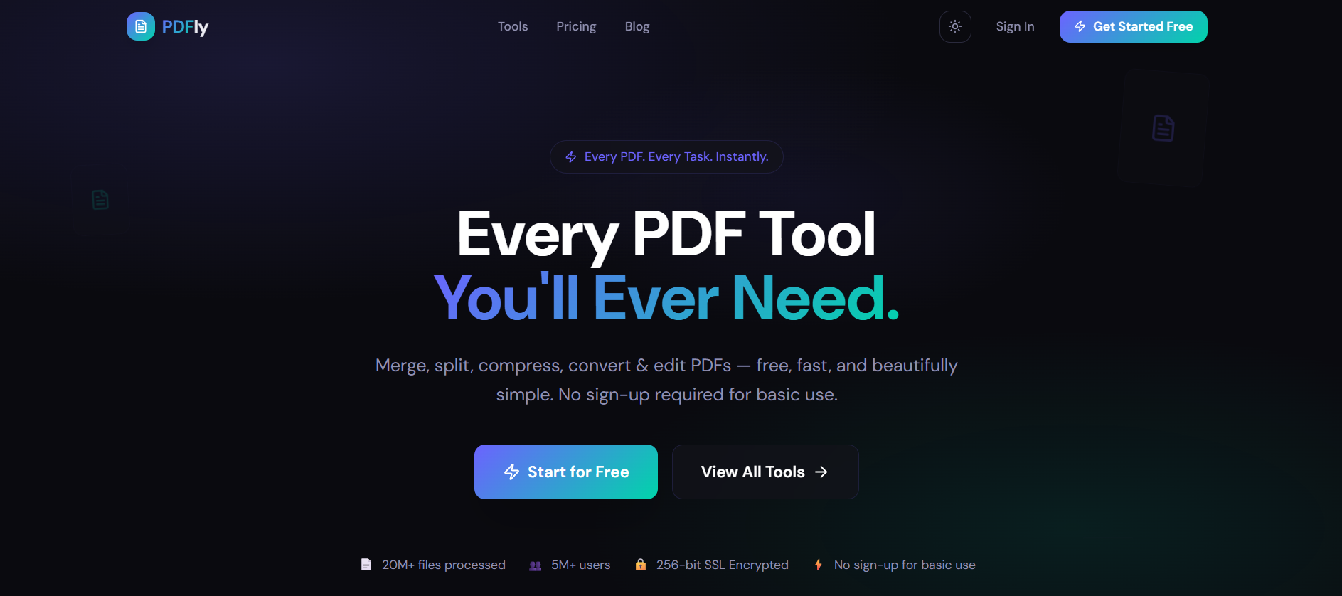 pdfly template preview