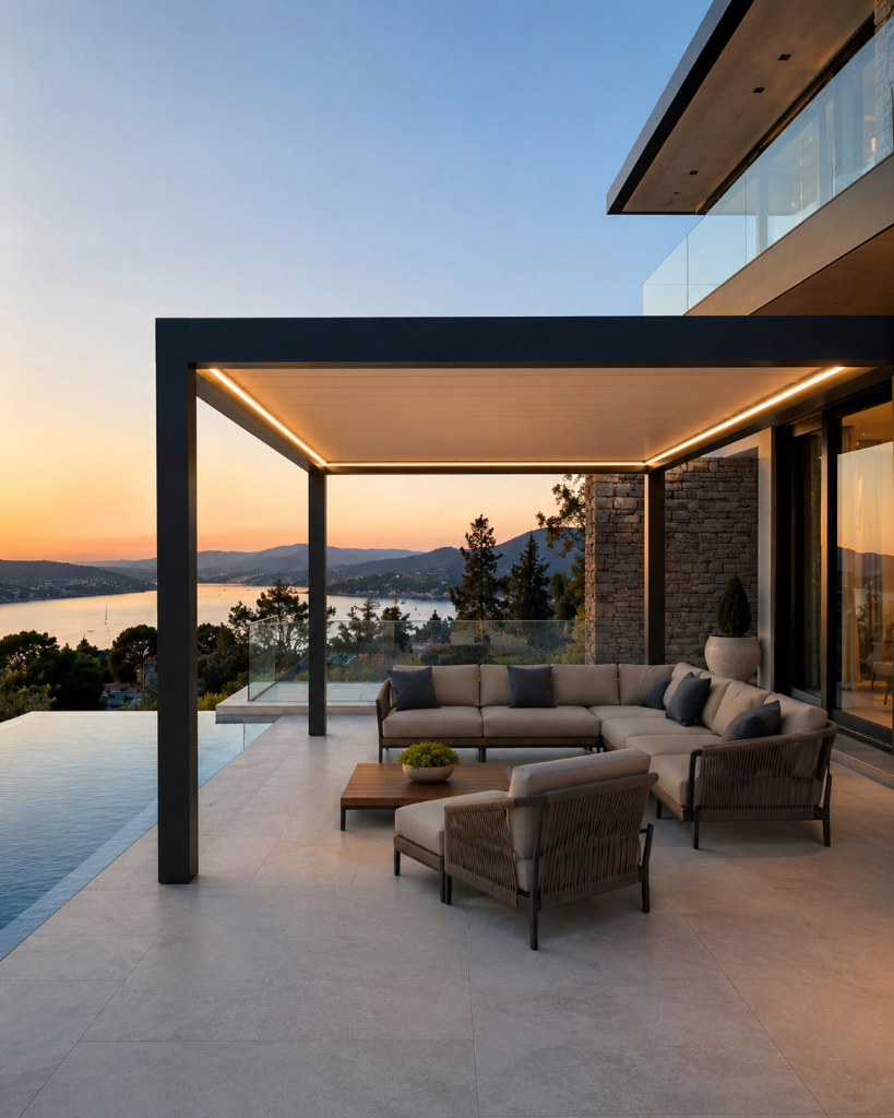Warm Perimeter LED Lighting