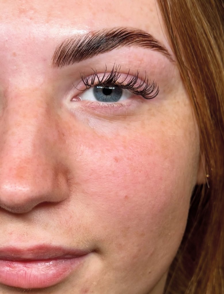 Close up beauty treatment