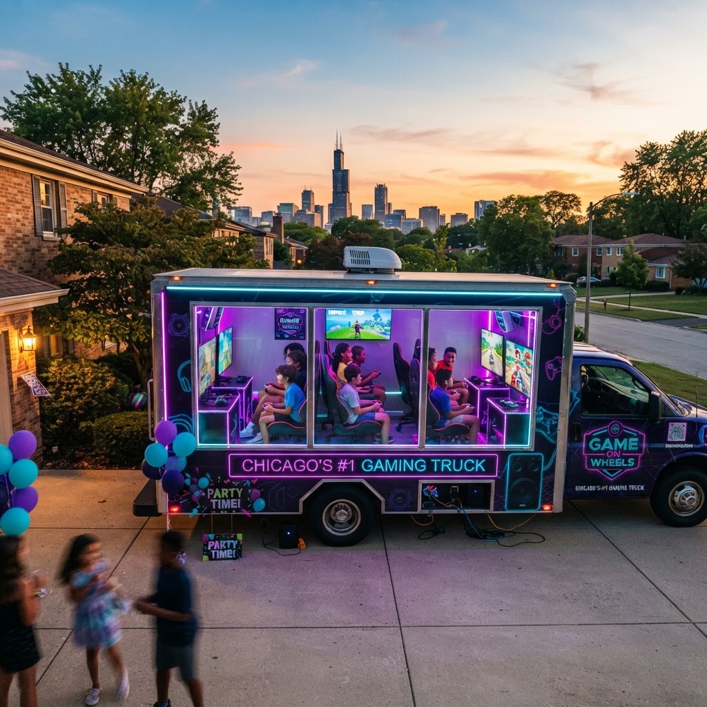 Mobile Video Game Party Truck Chicago Guide in Chicagoland