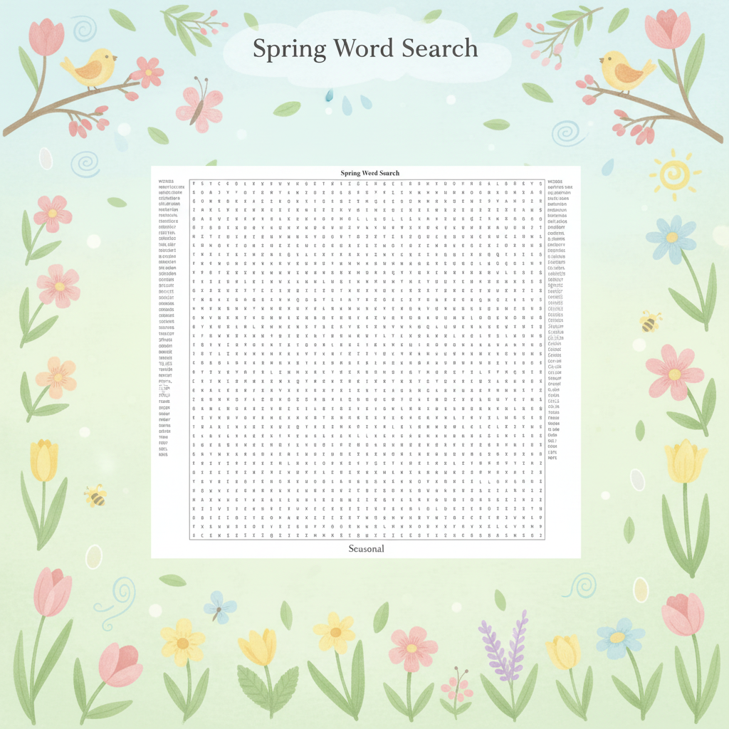 Spring Word Search