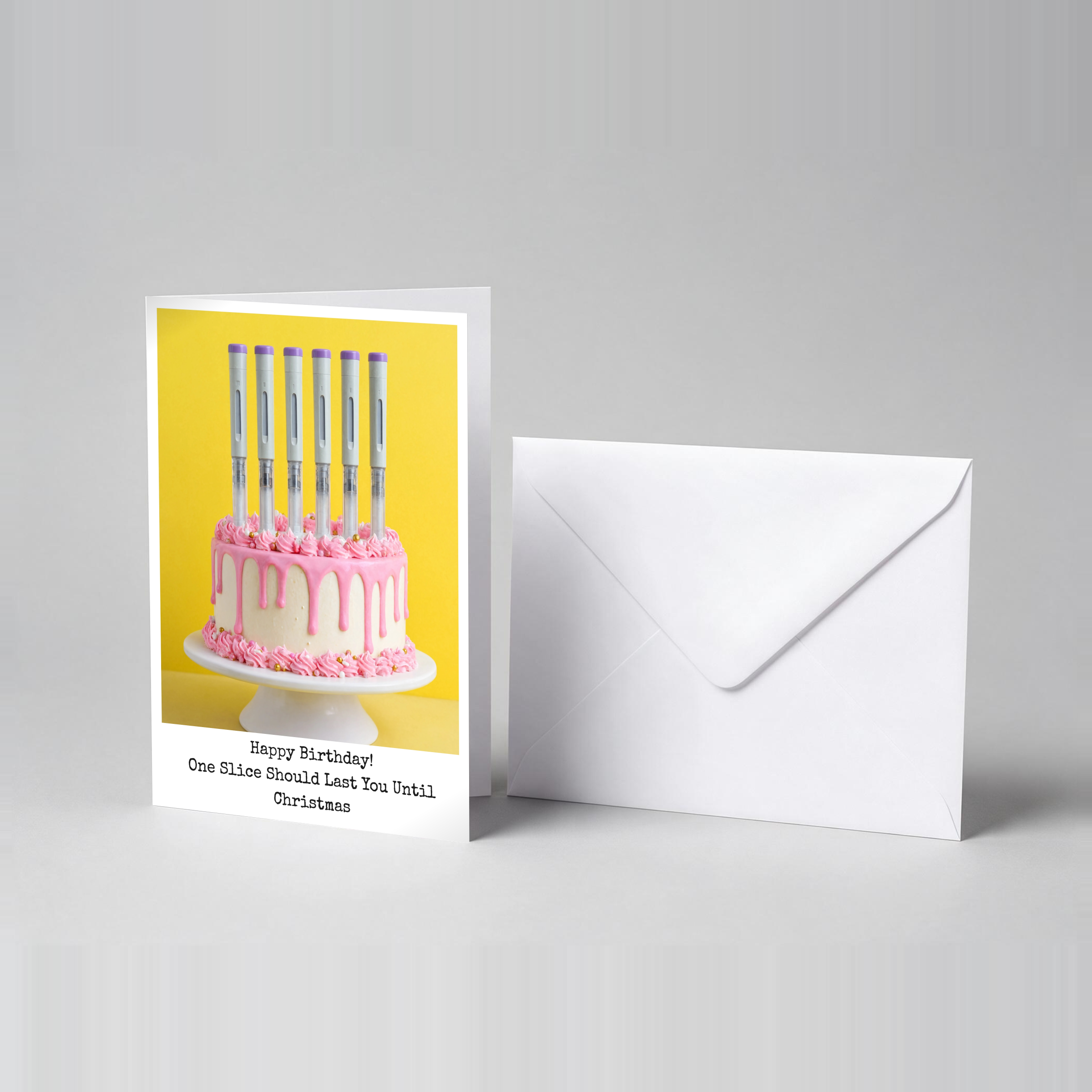 Funny Weight Loss Injection  | A5 Birthday Card