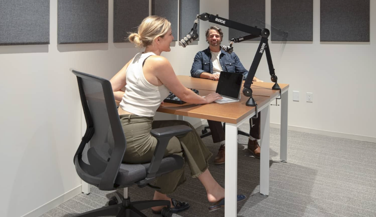 Audio-Only Podcast Room