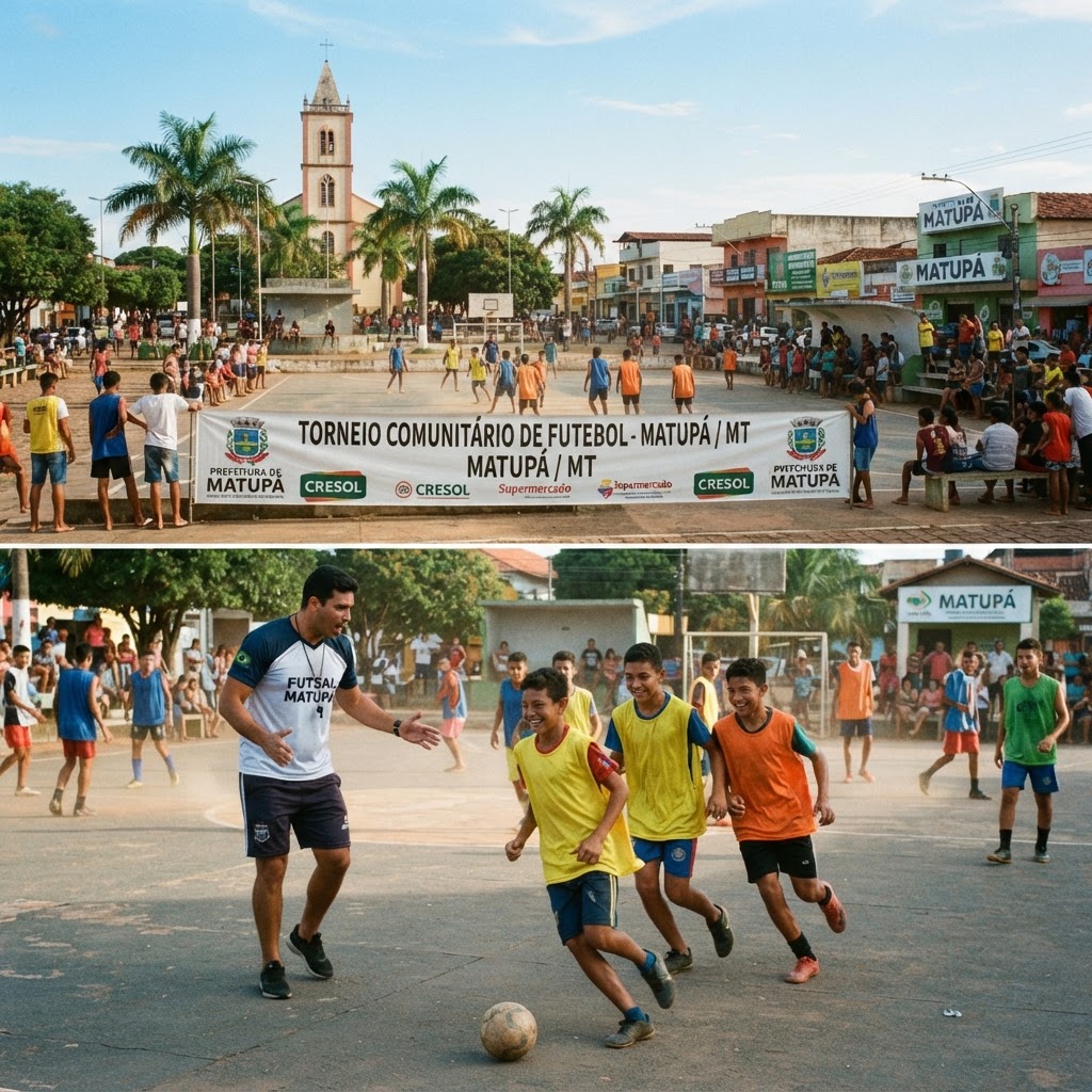 1ª Copa Tiãozinho de Futebol Society: IDEC celebra convênio com FUNDED-MT em Matupá