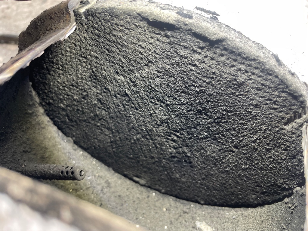 Blocked DPF filter