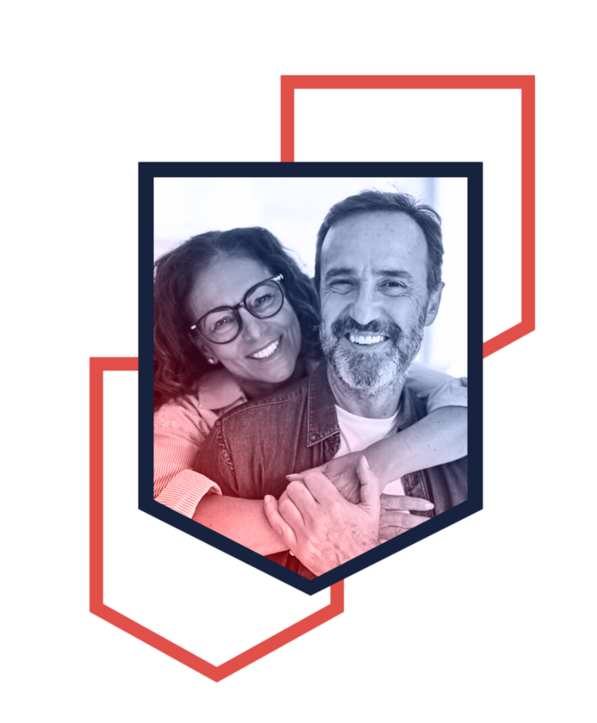 Couple smiling, Lokal Insurance Group clients