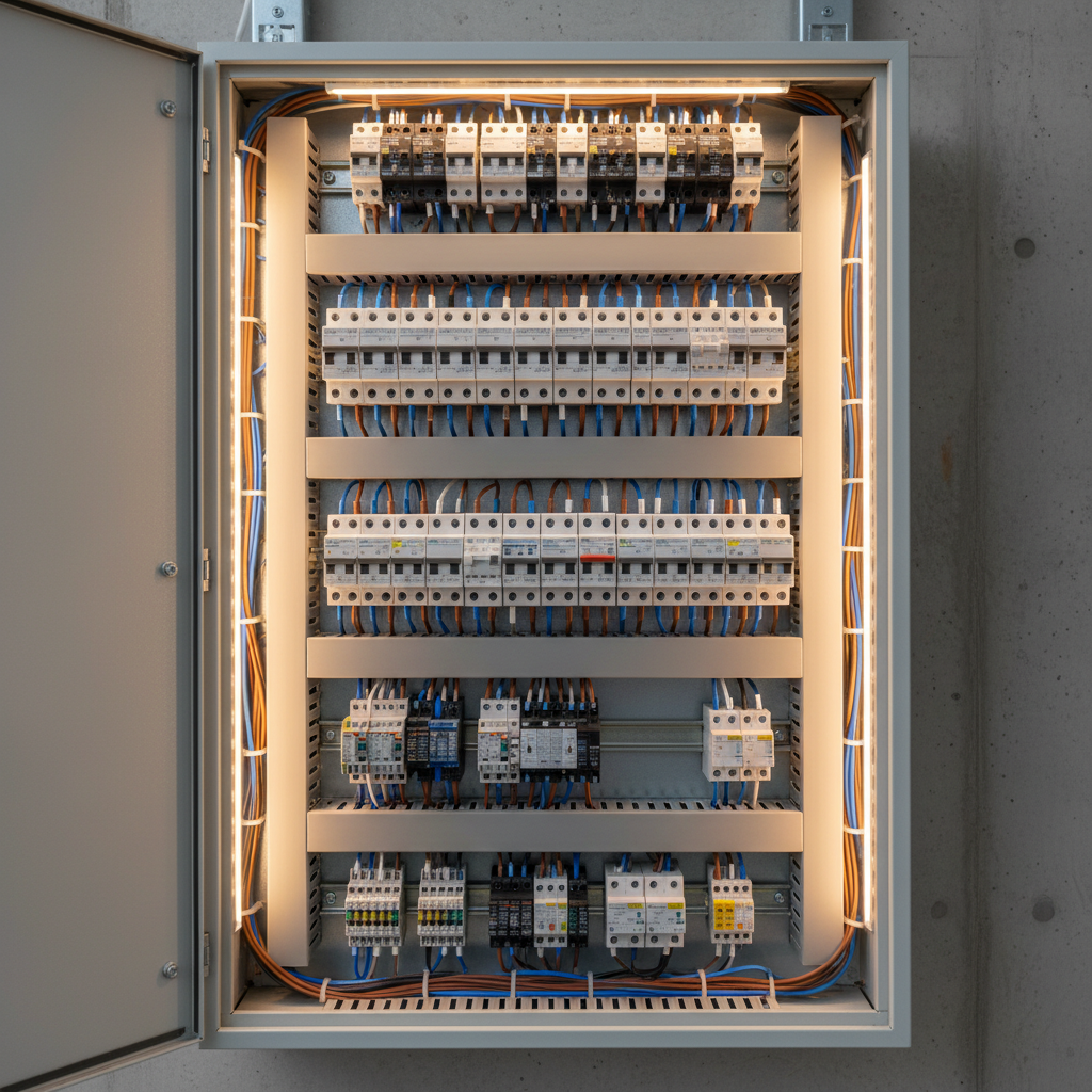 Industrial Electrical Panel — LV Electrical Installation, Commercial premises · Palma