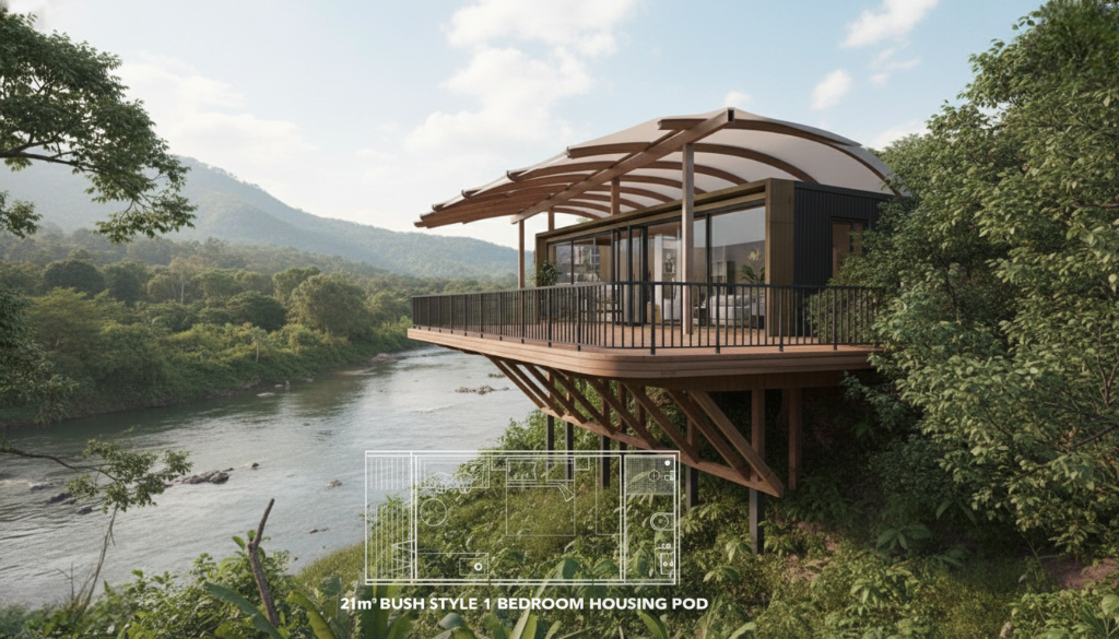 Mahogany Lodge 21sqm