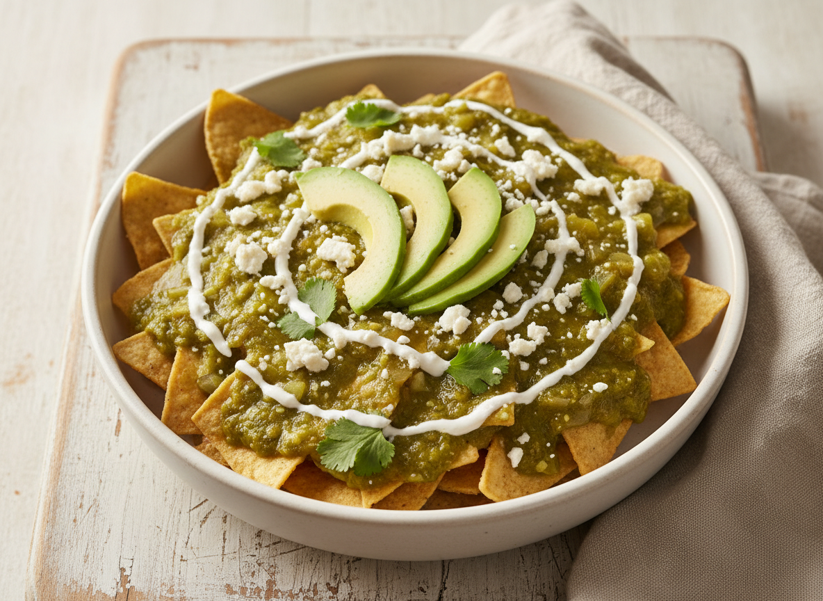 Chilaquiles Exprés saludables preparados con el sistema OfiFit