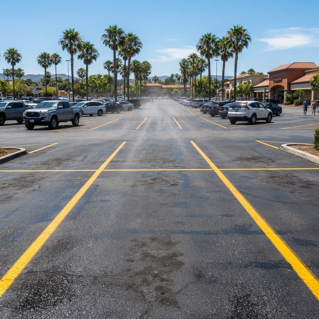 Summer Heat and Asphalt: Protecting Your Pavement Markings