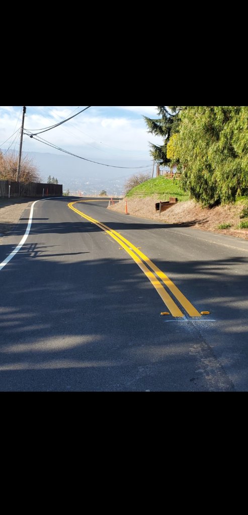 Winding Road Striping