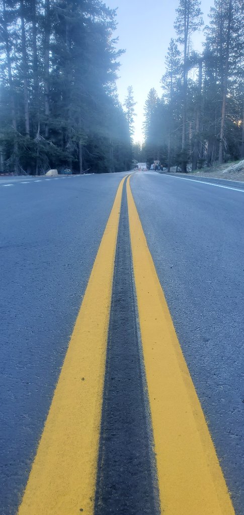 Mountain Road Striping