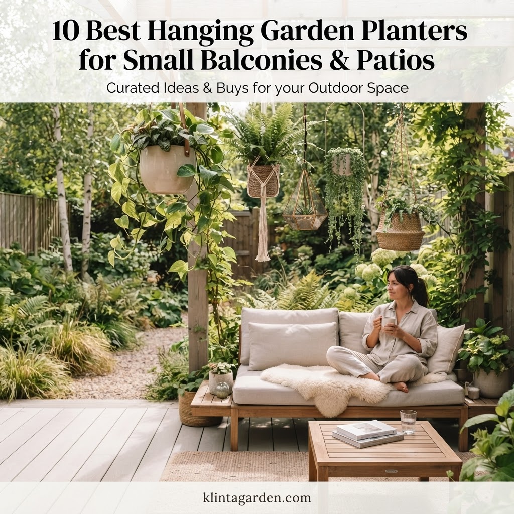 10 Best Hanging Garden Planters for Small Balconies & Patios